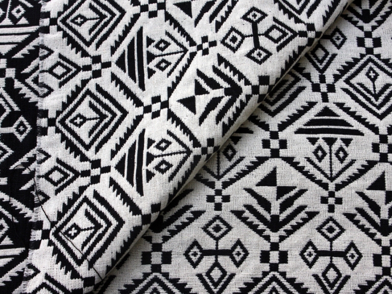 Cotton Double Face Native Brocade 2