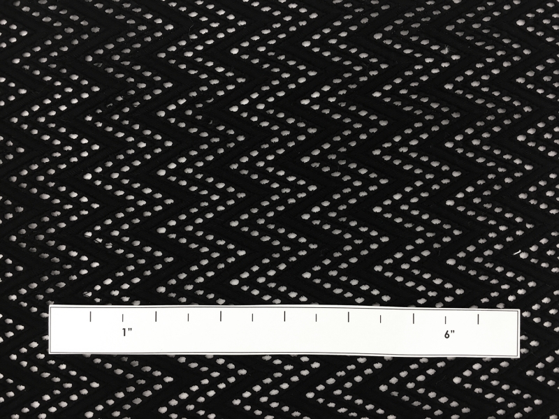 Cotton Eyelet With Zig Zag Pattern1