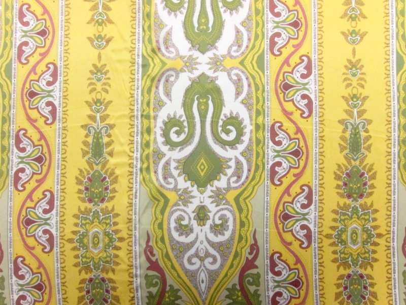 Printed Silk Charmeuse0
