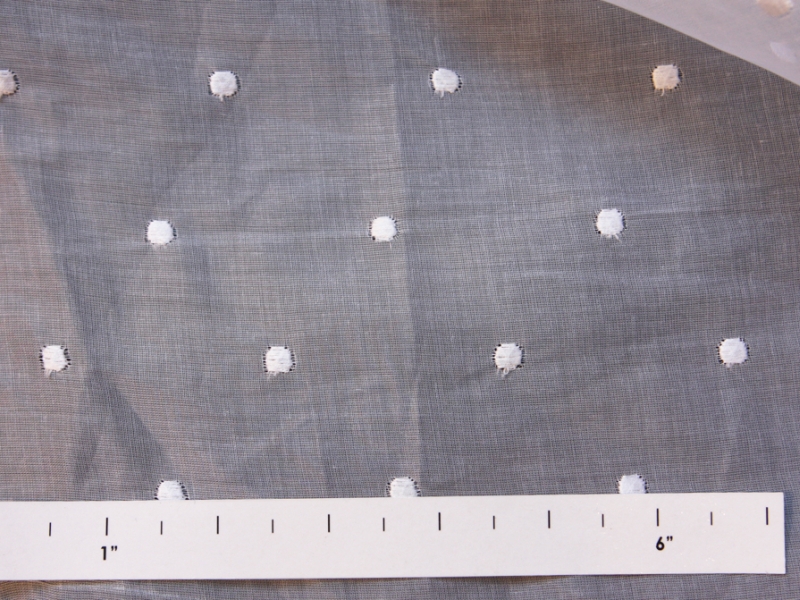 Cotton Embroidered Organdy0