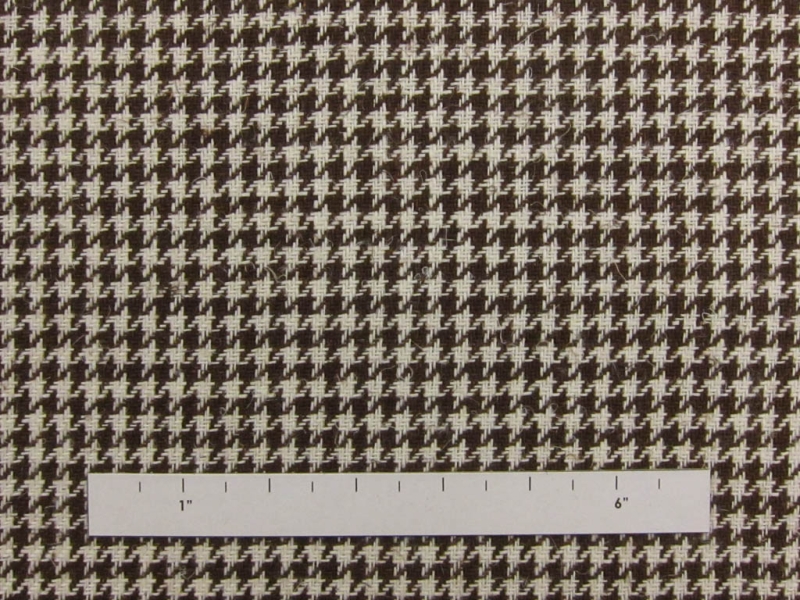 Linen Upholstery Houndstooth 1