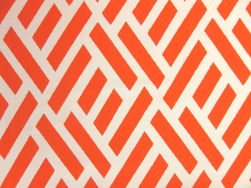 Silk and Cotton Blend Geometric Brocade0