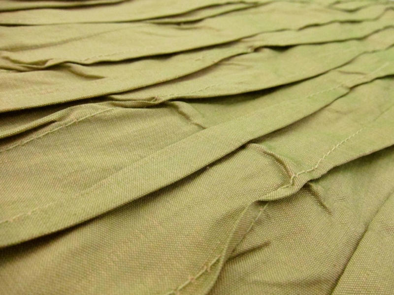 Iridescent Tucked Silk Shantung2