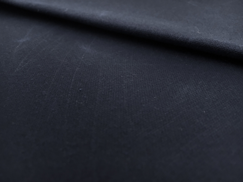 Cotton Wax Cloth in Navy0