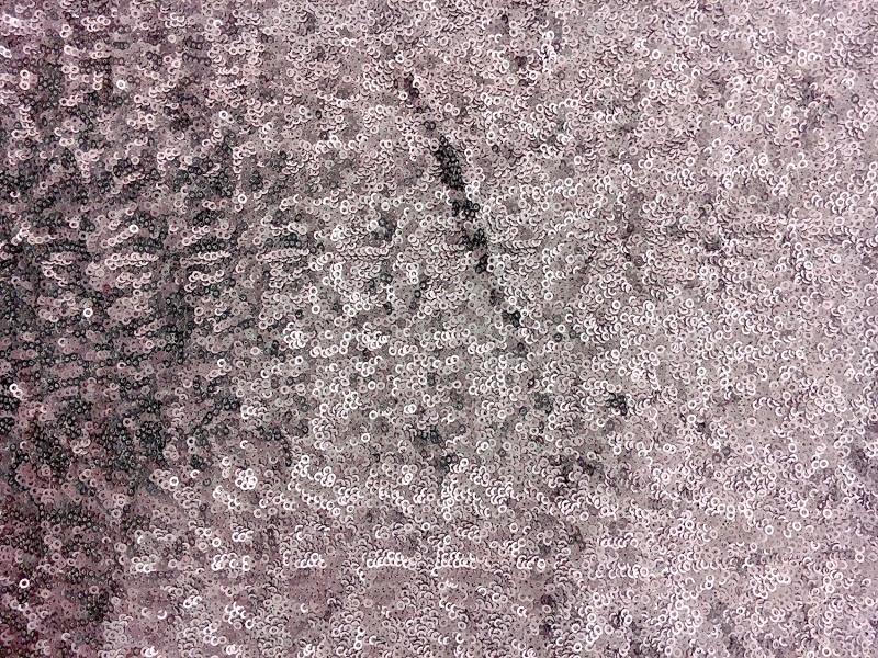 Mini Sequins on Stretch Tulle in "New" Pewter2
