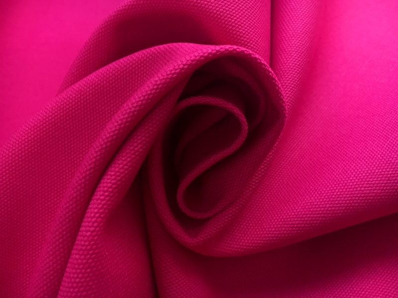 10oz Organic Cotton Canvas in Hibiscus1