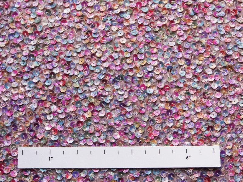 Novelty Sequins on Silk Chiffon1