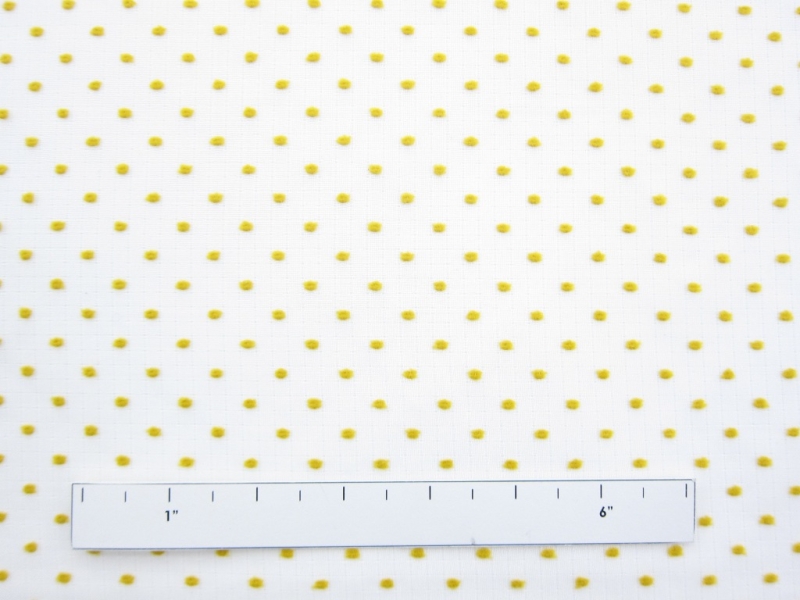 Cotton Plumetis in Toffee1