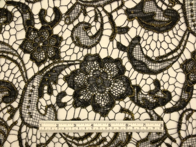 Metallic Guipure Lace1