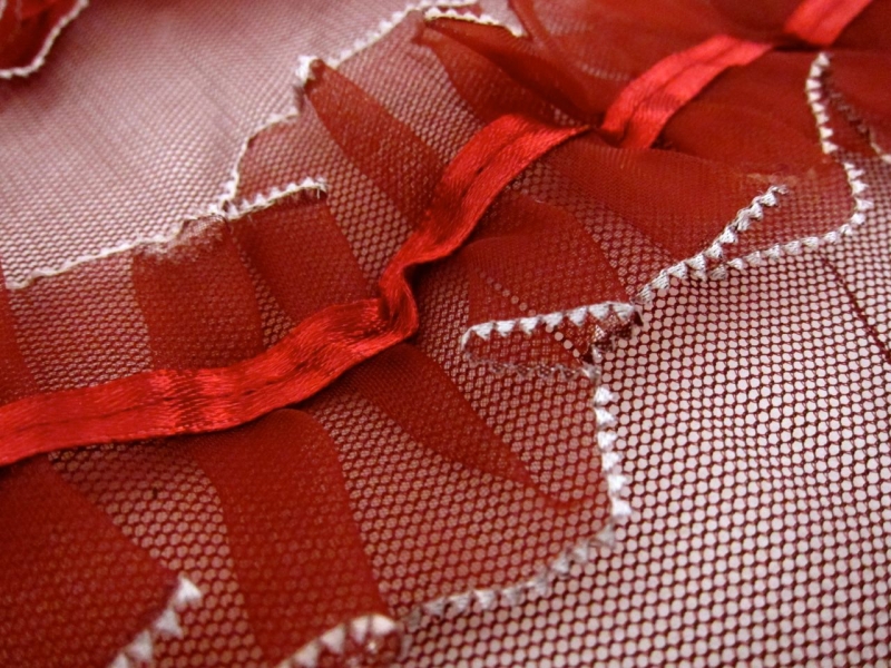 Organza Ruffles on Illusion2