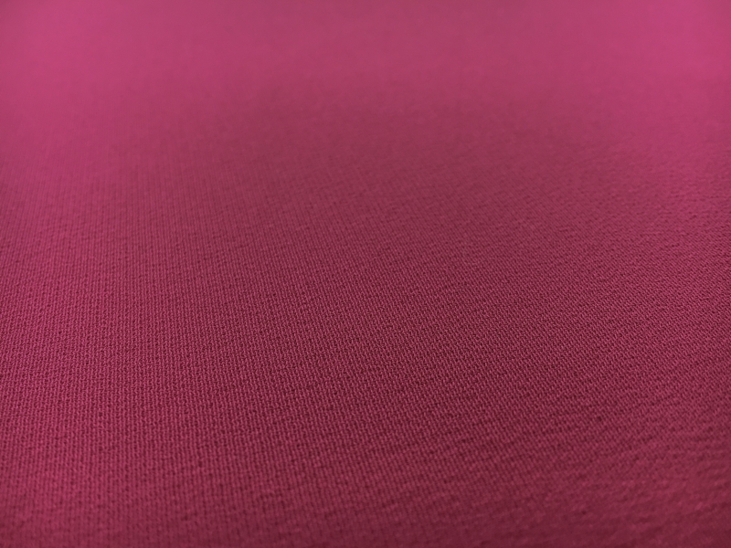 Italian Silk Marocain Crepe in Fuchsia1