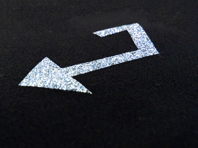 Heat Transfer Polyester Glitter Adhesive in Light Blue3