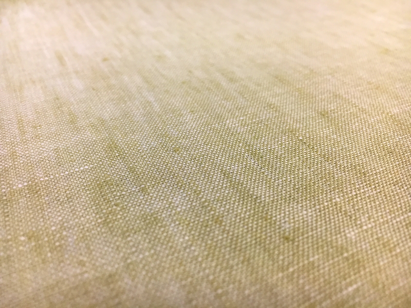 Belgian Iridescent Handkerchief Linen in Green2