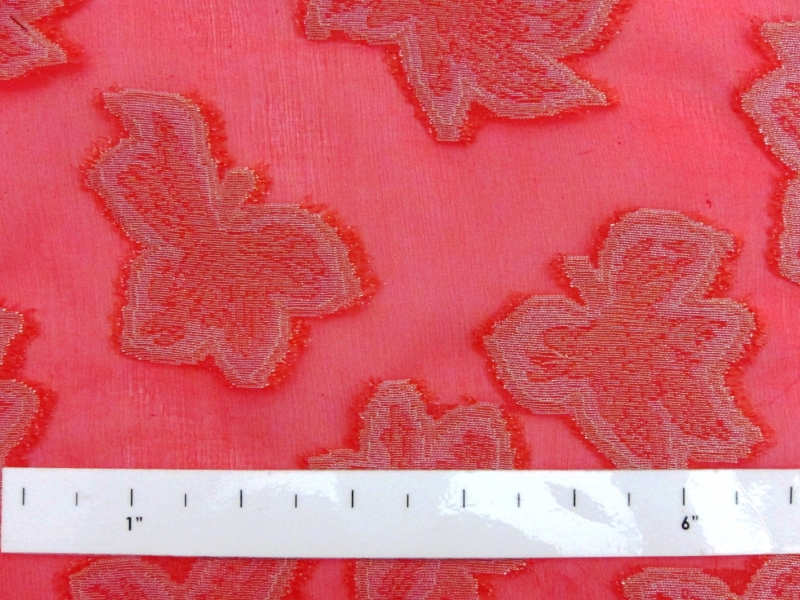 Metallic Silk Fil Coupé Chiffon1