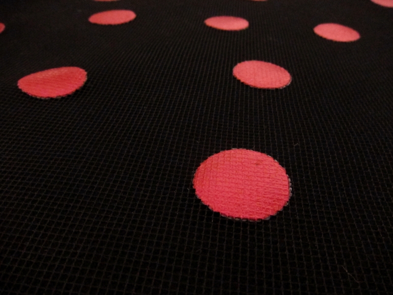 Painted Polka Dots on Tulle2