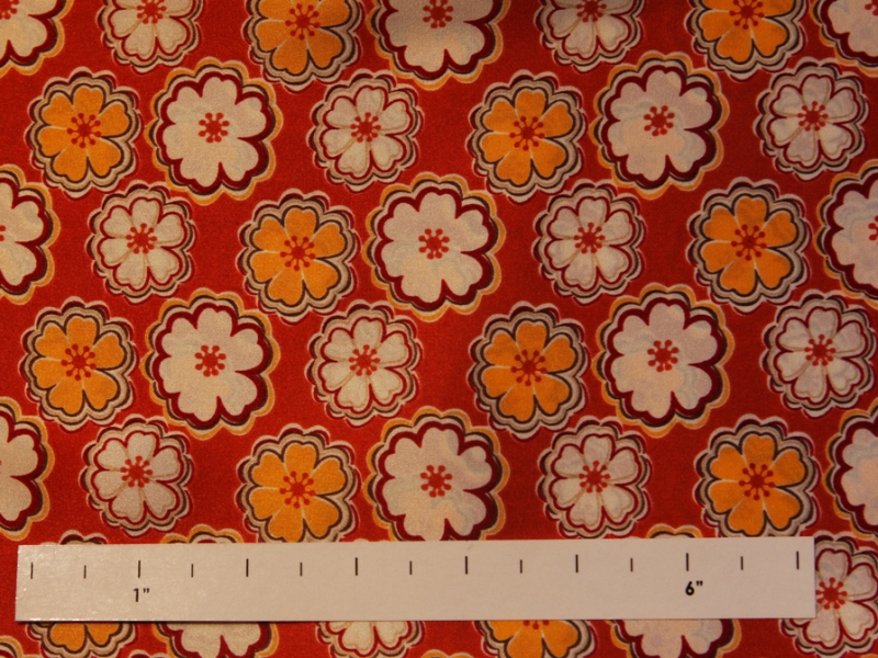 Printed Silk Charmeuse0