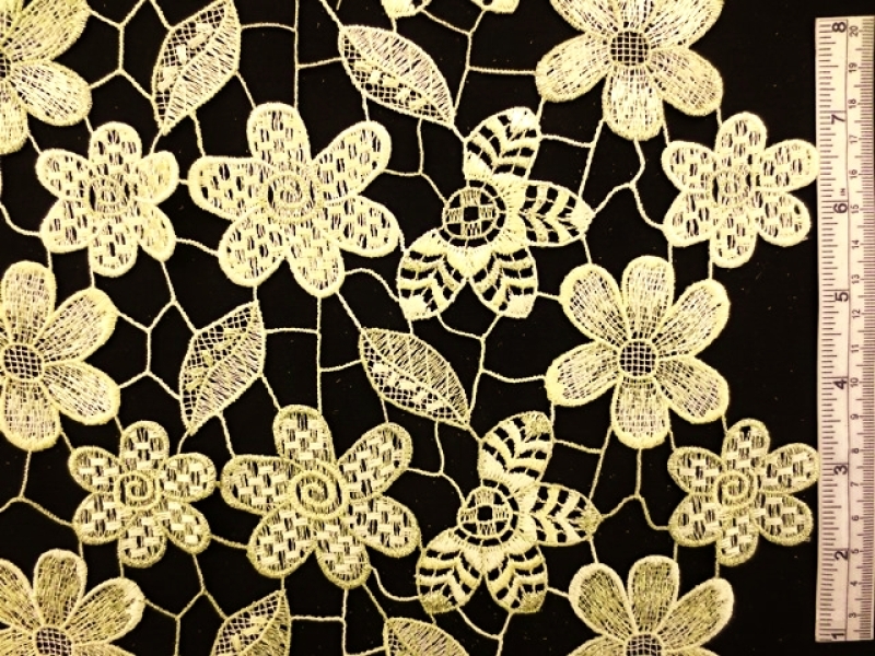 Metallic Guipure Lace0