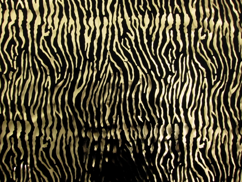 Metallic Printed Silk Charmeuse0