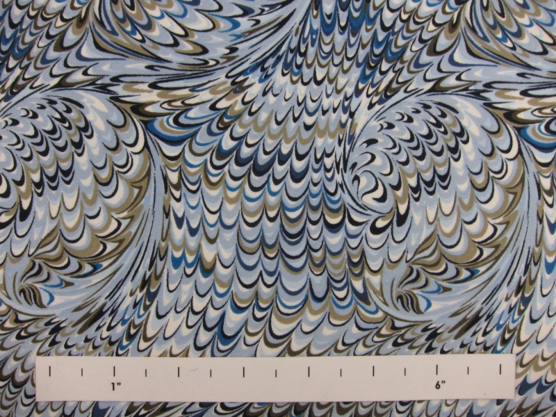 Printed Silk Double Geogette0