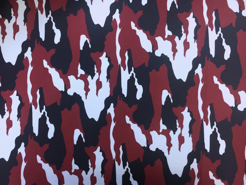 Cotton Oxford Shirting with Camouflage Print0