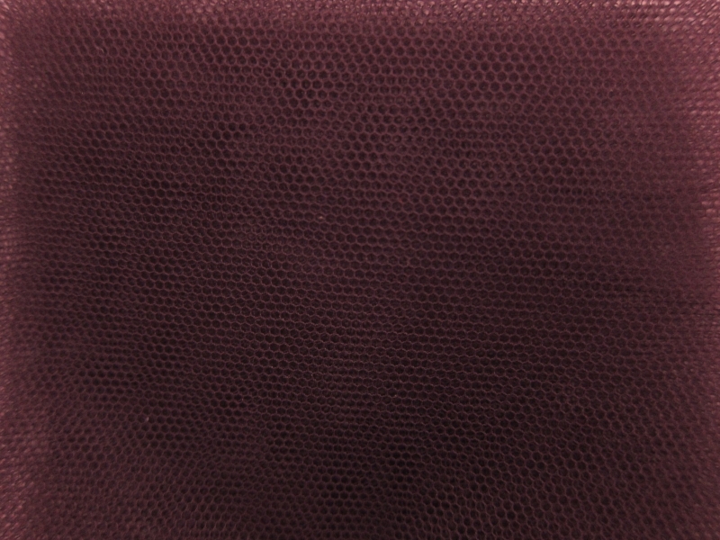 Italian Nylon Tulle in Plum0