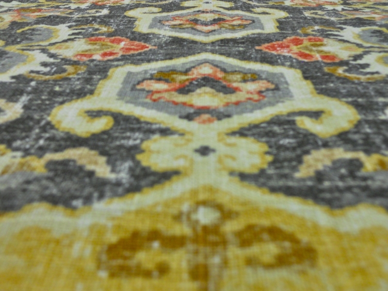 Linen Viscose Upholstery Indian Print2