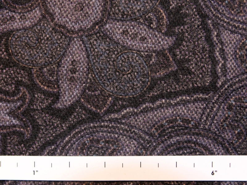 Printed Wool Tweed0