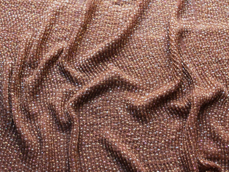 Sequins on Silk Chiffon3