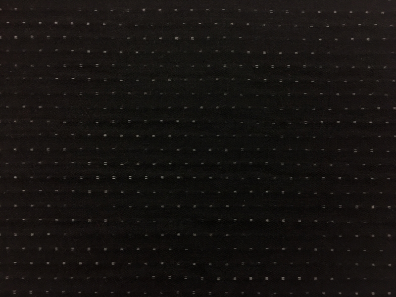 Japanese Cotton Woven Dots Novelty in Espresso 0