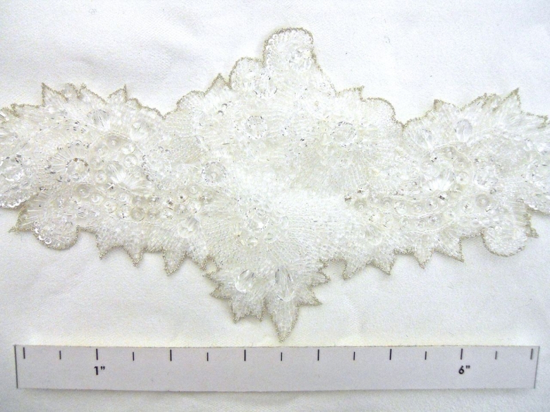 Elsa Clear Beaded Tulle Belt1