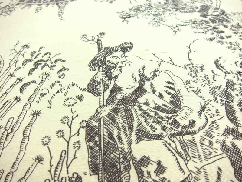 100% Silk Printed Shantung2