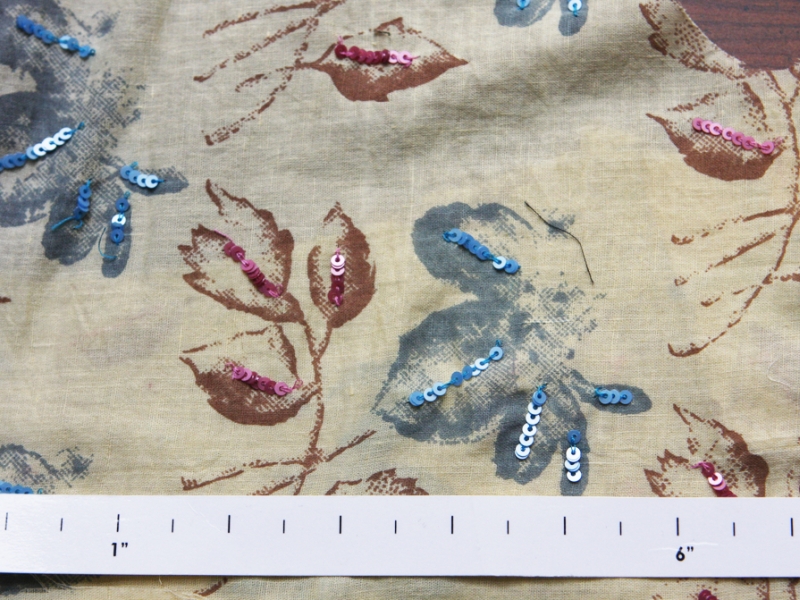 Sequined Cotton Voile1