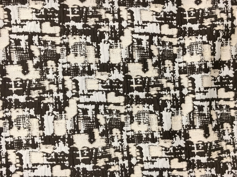 Abstract Geometric Brocade in Brown1