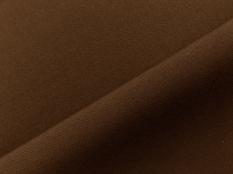 Italian Wool Satin Faille in Sepia0
