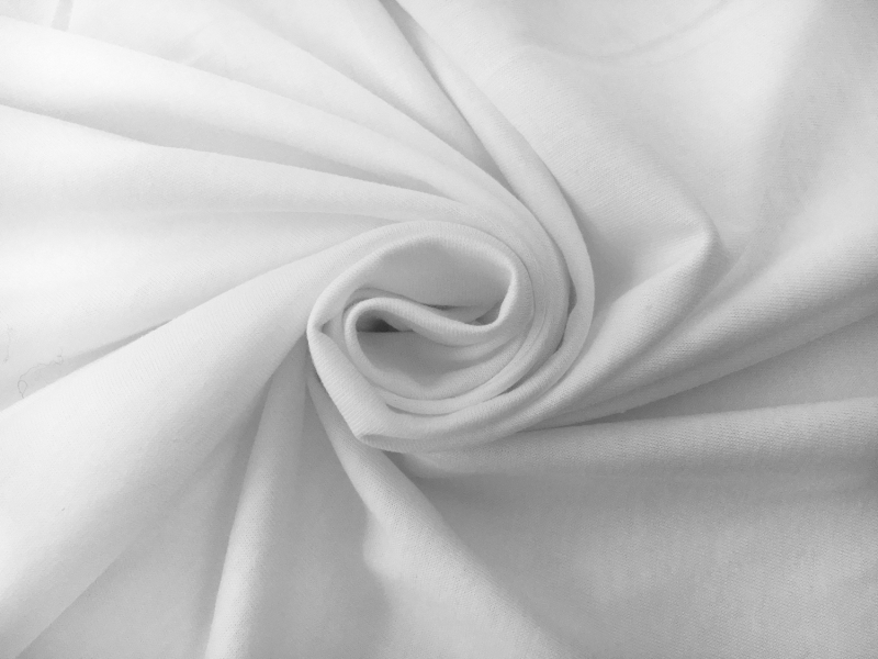 Japanese Cotton Modal Knit in White1
