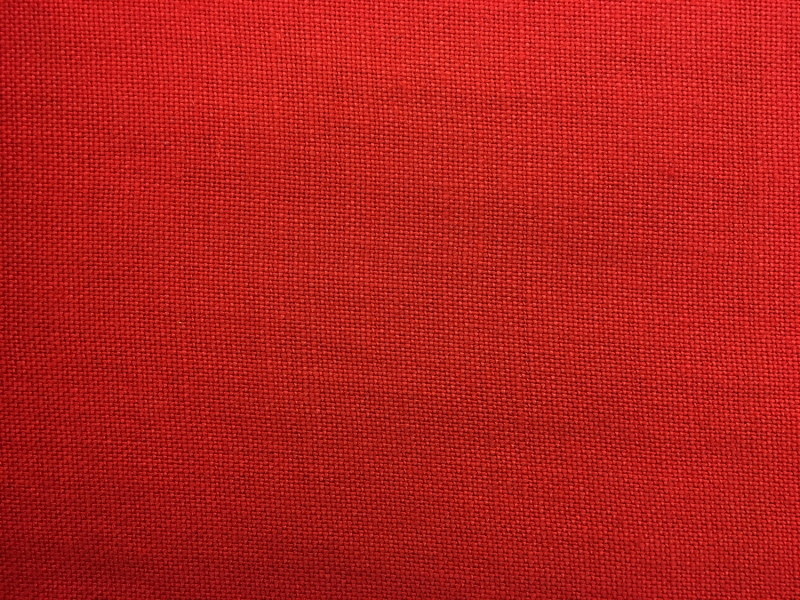 Upholstery Linen in Tomato Red2