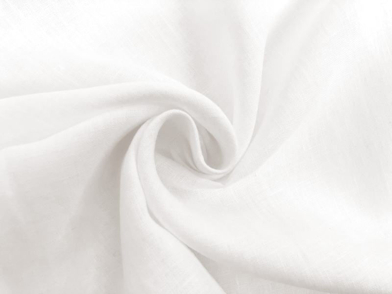Washed Lightweight Linen in White1