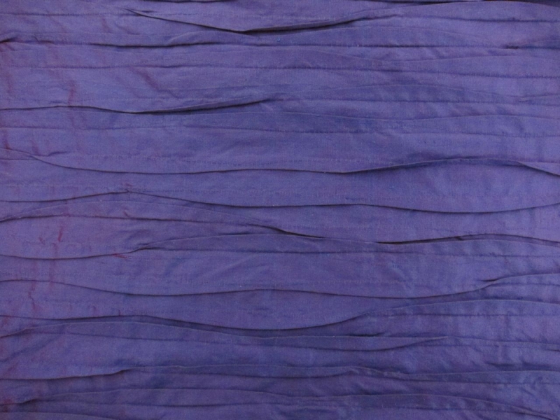 Iridescent Tucked Silk Shantung0