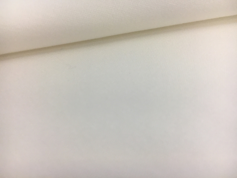 Cotton Blend Stretch Sateen in White2