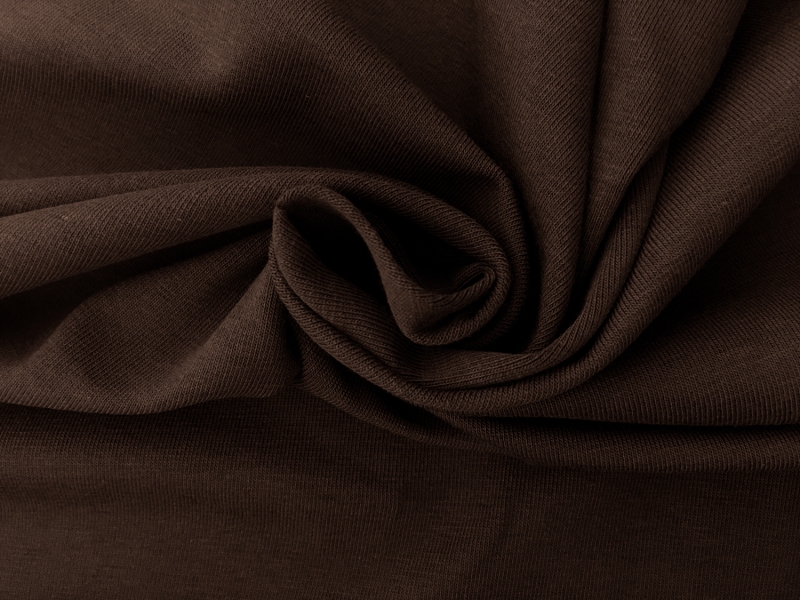Laguna Cotton Spandex Jersey in Chocolate1