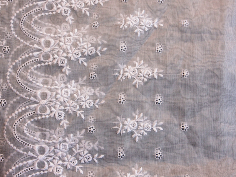 Cotton Embroidered Organdy2