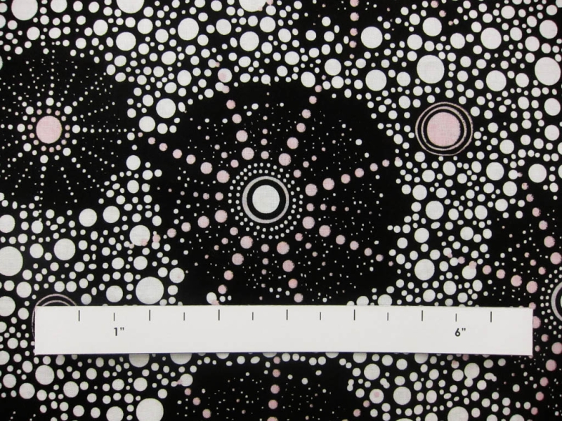 Australian Cotton Print With Aboriginal Motif1