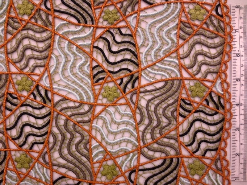 Metallic Guipure Lace0