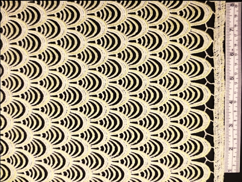 Metallic Guipure Lace0