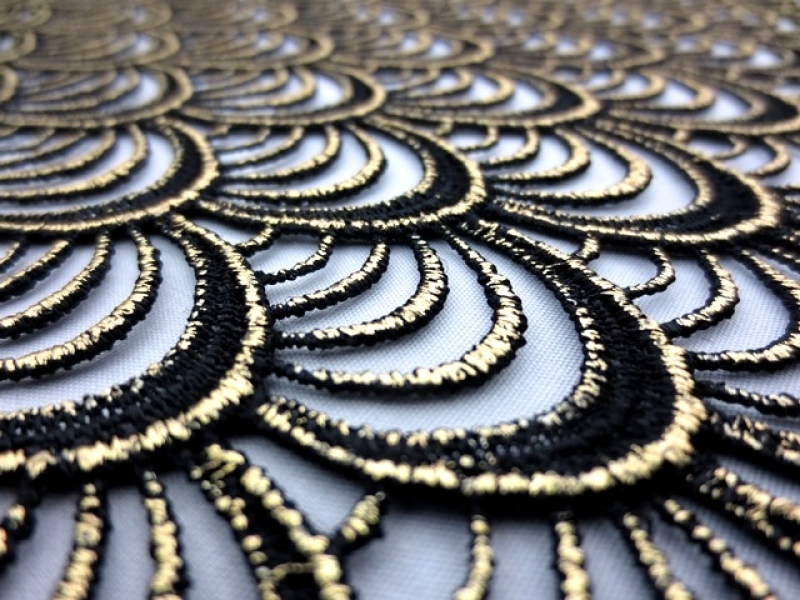 Metallic Guipure Lace2