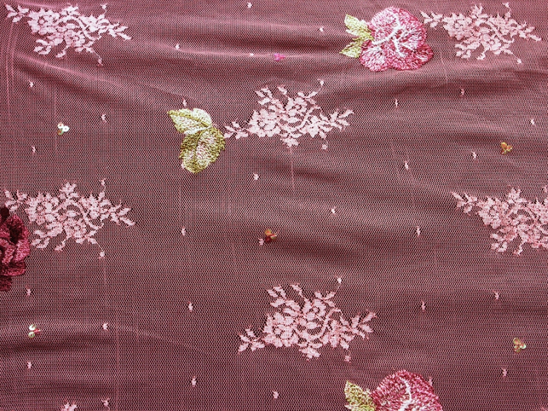 Embroidered Illusion with Sequins1