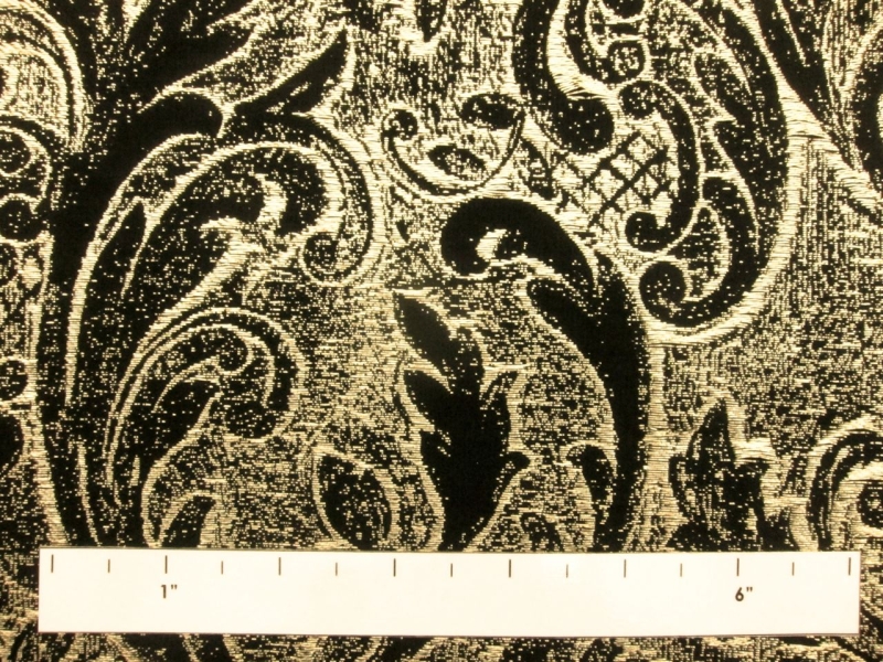 Silk Blend Metallic Brocade1