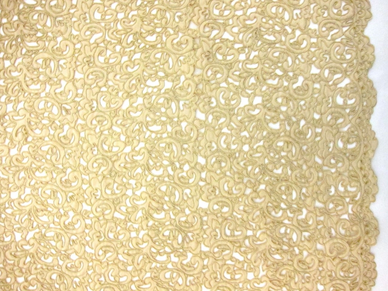 Laser Cut Corded Satin 0