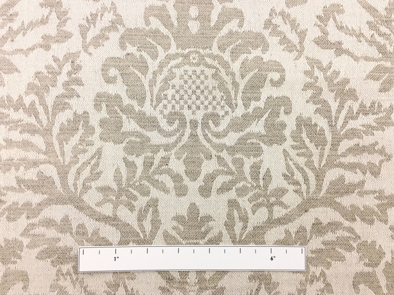 Doubleface Linen Upholstery Filigree Damask3