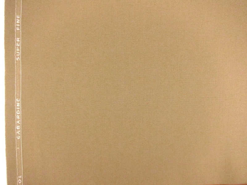 Wool Gabardine in Camel0